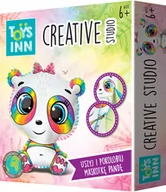 Prace ręczne dla dzieci - STNUX, Creative Studio Panda, zestaw do szycia i kolorowania - miniaturka - grafika 1