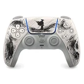 Kontrolery do Playstation - Kontroler bezprzewodowy SONY Ghost of Yotei Black Edition - miniaturka - grafika 1