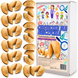 D&D Fun Cookies / Zestaw Ciasteczek "Dla Nauczyciela" 20 Sztuk 120G - Desery dla dzieci - miniaturka - grafika 1