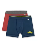 Majtki dla dzieci - Sanetta Bokserki (2 pary) w kolorze granatowo-czerwonym - miniaturka - grafika 1