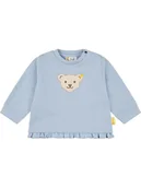 Bluzy i sweterki niemowlęce - Steiff Bluza w kolorze błękitnym - miniaturka - grafika 1