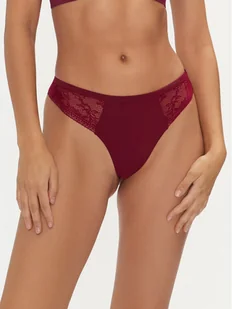 Tommy Hilfiger Stringi UW0UW05521 Czerwony - Majtki damskie - miniaturka - grafika 1
