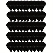 Gąbeczki do makijażu - TEMU 50 szt. Czarnych aksamitnych gąbek do makijażu z paskiem - Miękkie, bez zapachu puderyki do rozpylania pudru i aplikacji pudru ciała, - miniaturka - grafika 1