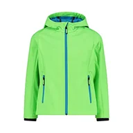 Kurtki i płaszcze dla dziewczynek - CMP, Kid Gjacket Fix Hood, Girl, Mela Fluo, 98 - miniaturka - grafika 1