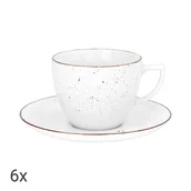 Serwisy do kawy i herbaty - Zestaw do kawy City Chłodny Powiew, 12 elementów, biały - miniaturka - grafika 1