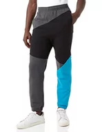 Spodnie męskie - Urban Classics Spodnie męskie Zig Zag Sweatpants, szary, 28W DE(Producent Rozmiar:XS) - miniaturka - grafika 1
