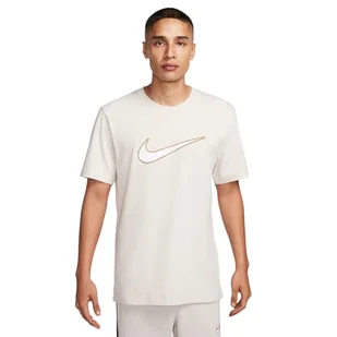 Nike Męski M NSW Sp Ss Top, Lt Orewood BRN/White, FN0248-104, M - Koszulki męskie - miniaturka - grafika 1