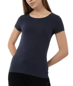 Bluzki damskie - T-shirt damski 4F MM00TTSHF731 - granatowy M - miniaturka - grafika 1