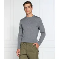 Swetry męskie - Calvin Klein Wełniany sweter Regular Fit - miniaturka - grafika 1