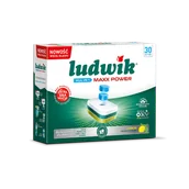 Środki do zmywarek - Ludwik tabletki do zmywarek ALL IN 1 MAXX POWER LEMON - 30 szt. - miniaturka - grafika 1