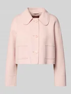 Płaszcze męskie - Krótki płaszcz o kroju regular fit z mieszanki wełny żywej i kaszmiru - miniaturka - grafika 1