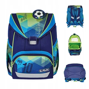 Herlitz Tornister UltraLight Plus Green Goal - - Plecaki szkolne i tornistry - miniaturka - grafika 2