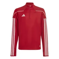 Bluzy dla chłopców - Dziecięca Bluza ADIDAS TIRO23L TR TOPY HS3489 – Czerwony - miniaturka - grafika 1