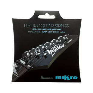 Ibanez IEGS61MK komplet 6 strun do gitary elektrycznej miKro 22,2" - Struny gitarowe  - miniaturka - grafika 1