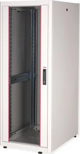 ROLINE Netzwerkschrank Basic 48,26cm 19Zoll 32 HE 600x800 BxT Glastor grau - Szafy rack - miniaturka - grafika 1