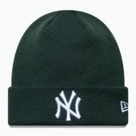 Czapki damskie - Czapka zimowa New Era League Essential New York Yankees dark green/white WYSYŁKA W 24H 30 DNI NA ZWROT - miniaturka - grafika 1