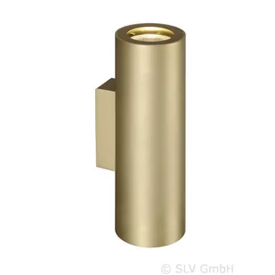 Spotline Kinkiet LAMPA ścienna ENOLA_B UP-DOWN 151803 OPRAWA metalowa tuba mosią - Lampy ścienne - miniaturka - grafika 2