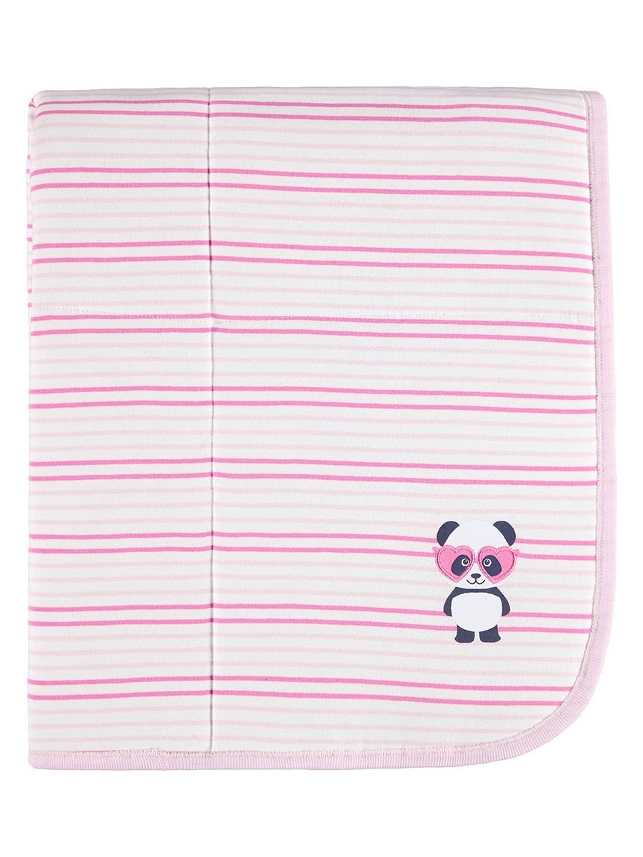 Niemowlęcy kocyk różowy Kanz r.ONESIZE