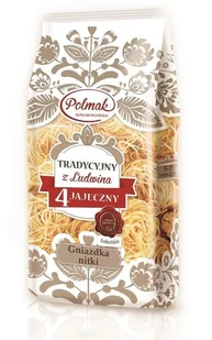 POL MAK Makaron Tradycyjny 4 jajeczny Gniazdka nitki - Makaron - miniaturka - grafika 1