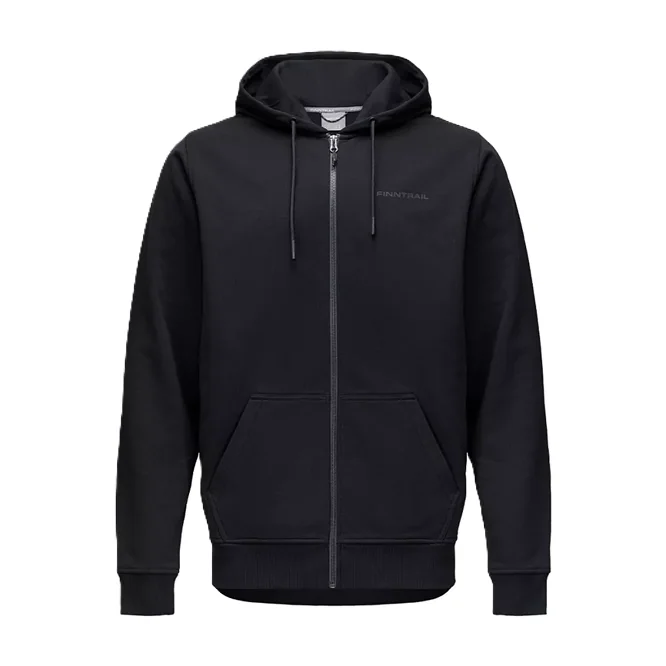 Dżemper Finntrail LOGO ZIP Czarny 6832