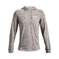 Koszulki i topy damskie - Under Armour Mens Fleece Tops Men's Ua Rival Terry Hoodie, onyks biały, 1370401-112, XS - miniaturka - grafika 1