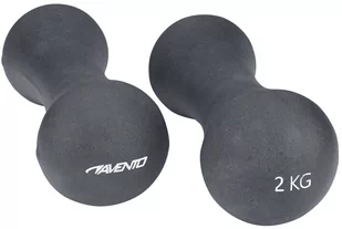 Avento Hantle winylowe hantelki Avento 2x2 kg 42DB-GRY - Hantle i ciężarki - miniaturka - grafika 1
