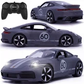 Zabawki zdalnie sterowane - SAMOCHÓD ZDALNIE STEROWANY RC PORSCHE 911 SPORT CLASSIC NA PILOTA LEDY 1:16 - miniaturka - grafika 1