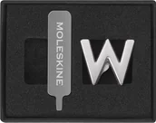 Notesy i bloczki - Przypinka Moleskine W - miniaturka - grafika 1