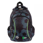 Plecaki szkolne i tornistry - St. Right Plecak Szkolny Trzykomorowy Piłka Nożna Football 20l - miniaturka - grafika 1