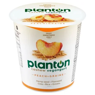 Planton Peach & Grains Vegangurt z orzechów nerkowca 150 g - Kefiry, jogurty, maślanki - miniaturka - grafika 1