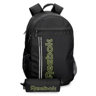 Etui na dokumenty i karty - Reebok Adisson Plecak + Torba szkolna Czarny 30x48x15 cms Poliester 21,6L, czarny, Talla única, Plecak + etui szkolne - miniaturka - grafika 1