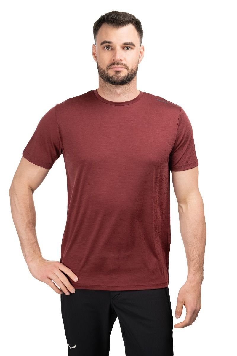 Viking Koszulka trekkingowa męska Salen bordowa L