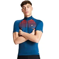 Kurtki damskie - Dare 2b Wysuwana kurtka rowerowa Stay II Cycle Tops, Majolica Blue/Trail Blaze, FR (rozmiar producenta: XS) - miniaturka - grafika 1