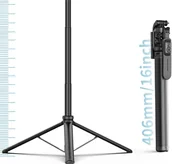 Selfie stick - Selfie Stick + Statyw do telefonu 2w1 z pilotem 205 cm - miniaturka - grafika 1