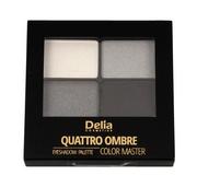 Cienie do powiek - Delia Cosmetics Color Master Cienie do powiek Quattro Ombre nr 403 Ideal Smoky Eye 1szt - miniaturka - grafika 1