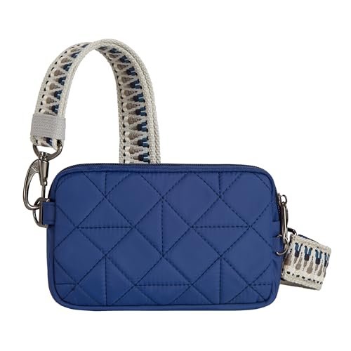 Travelon Boho antykradzieżowa chusta na telefon, niebieski (Lush Blue), niebieski, Bujny niebieski
