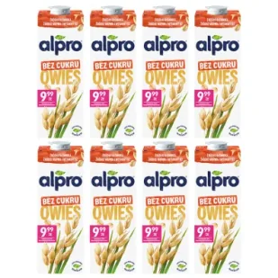 Alpro Napój Owsiany bez cukru zestaw 8 x 1000 ml - Napoje roślinne - miniaturka - grafika 1