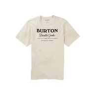 Koszulki męskie - Burton T-shirt męski Durable Goods biały Stout White XXS 20382102100 - miniaturka - grafika 1