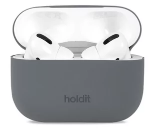 Holdit Silicone Case AirPods Pro 1&2 Space Gray - Akcesoria do słuchawek - miniaturka - grafika 1
