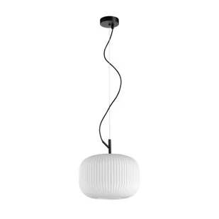 Rues D25 lampa wisząca 1xE27 czarna PND-64536A-M-BL-OPA - Lampy sufitowe - miniaturka - grafika 1