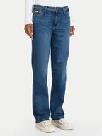 Spodnie damskie - Guess Jeans Jeansy W5BA98 D5RA3 Granatowy Regular Fit - miniaturka - grafika 1