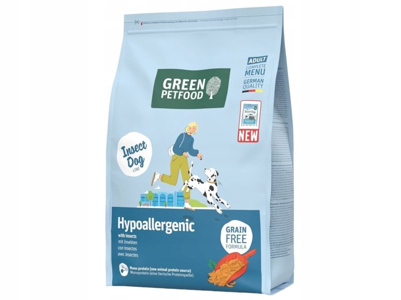 Karma dla psa GREEN PETFOOD InsectDog Hypoallergenic z owadami 3 kg
