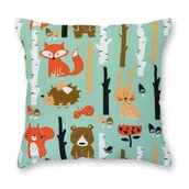 Poszewki na poduszki - ŚWIAT SYPIALNI Poszewka Bawełnian Jasiek Belluno 75 Las 40x40 - miniaturka - grafika 1
