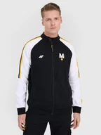 Bluzy męskie - 4F Bluza dresowa rozpinana bez kaptura uniseks 4F x Drift Masters - czarna 3XL - miniaturka - grafika 1