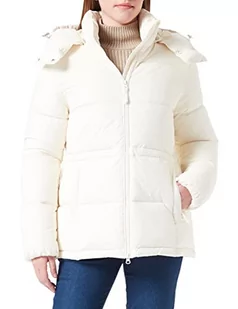 GANT Damska kurtka D2. Długość MID DOWN kurtka, kremowa, S - Kurtki damskie - miniaturka - grafika 1