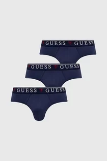 Majtki męskie - Guess slipy 3-pack męskie kolor granatowy - grafika 1