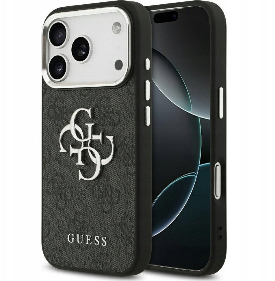 Etui Guess 4G Big 4G Classic Logo do iPhone 17 Pro - czarne