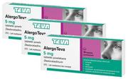 Leki na alergię - AlergoTeva 5 mg Tabletki na alergię, 10 tabletek - miniaturka - grafika 1
