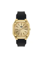 Zegarki męskie - adidas Zegarek Tech Thin AOFH24502 Czarny - miniaturka - grafika 1