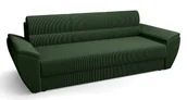 Sofy i kanapy - Zielona sztruksowa sofa z funkcją spania N4-C89 - miniaturka - grafika 1
